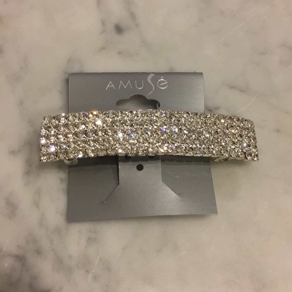 Rhinestone hair clip